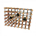 40 Wine Bottle Storage Rack w/ Driftwood Finish